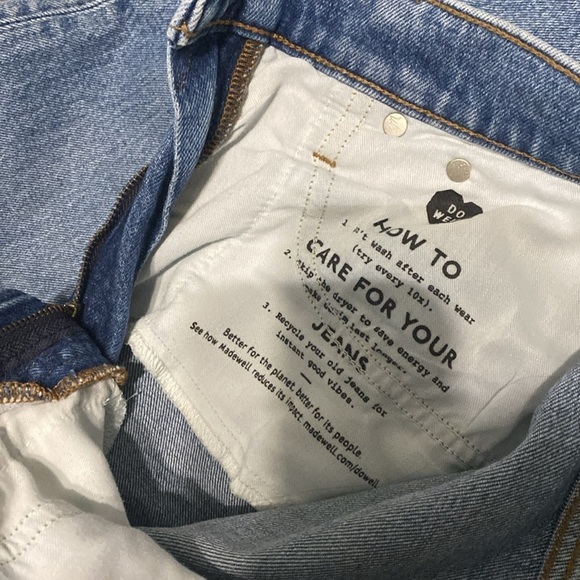 NWOT The Perfect Vintage Straight Jean in Kingsbury Wash: Knee-Rip Edition | 25 - Picture 6 of 10
